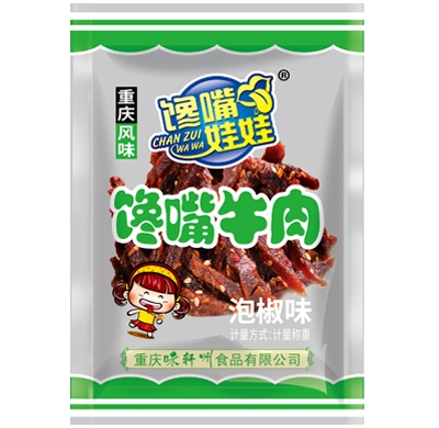 浙江馋嘴娃娃-馋嘴牛肉-泡椒味